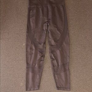 Dark Gray Pink Active Leggings Size XL